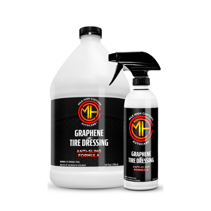 MHC Graphene Tire Dressing Gallon + FREE 16oz (Anti-Sling)