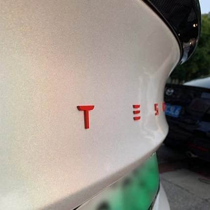 Tesla Raised Letter 3D Rear Emblems Model 3/S/X/Y Universal – MHC AUTO